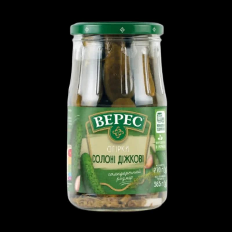 TM Veres Kysané okurky sudové, 770g/8ks