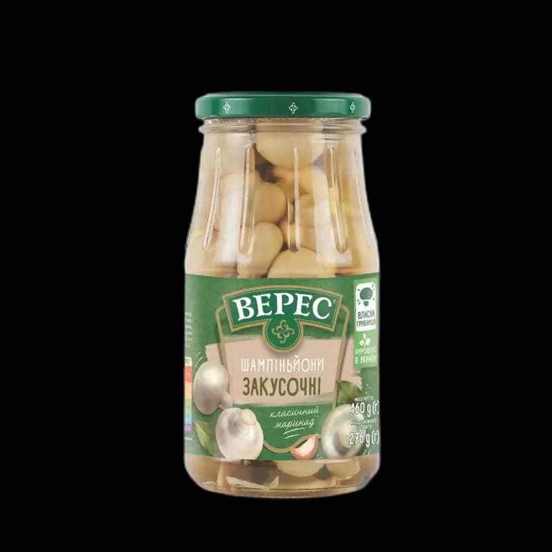TM Veres Marinované žampiony, 425g/ 12ks