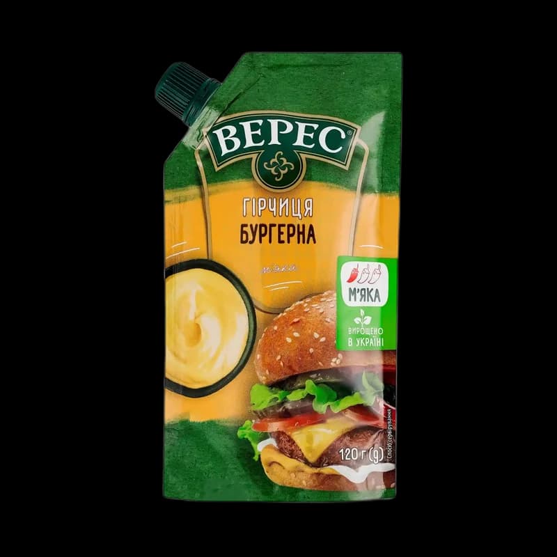 TM Veres Hořčice "Burger mild" 120 g/ 16ks