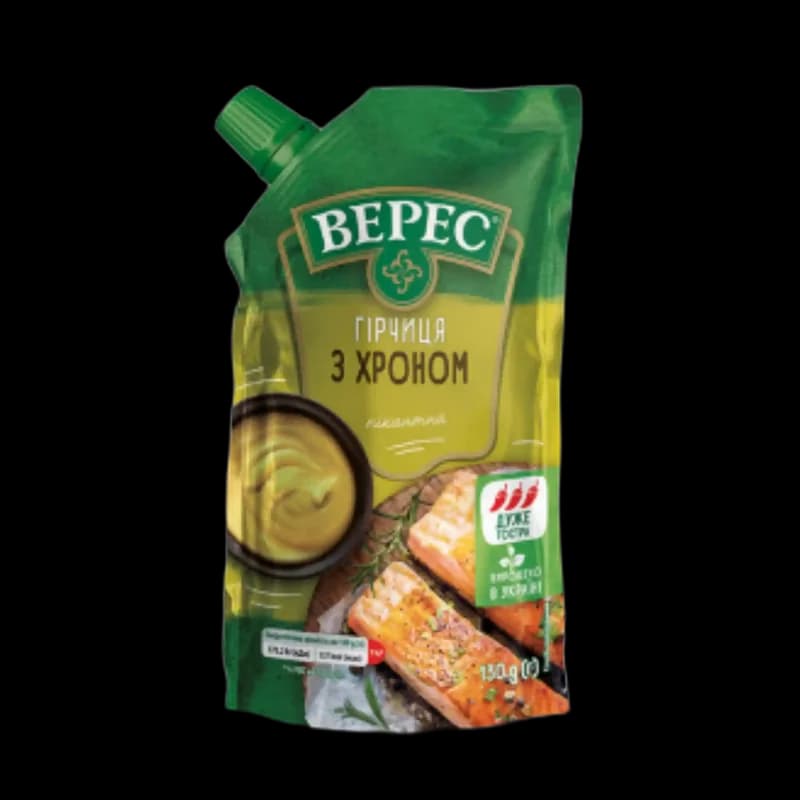 TM Veres Hořčice "S křenem", 130 g/16 ks