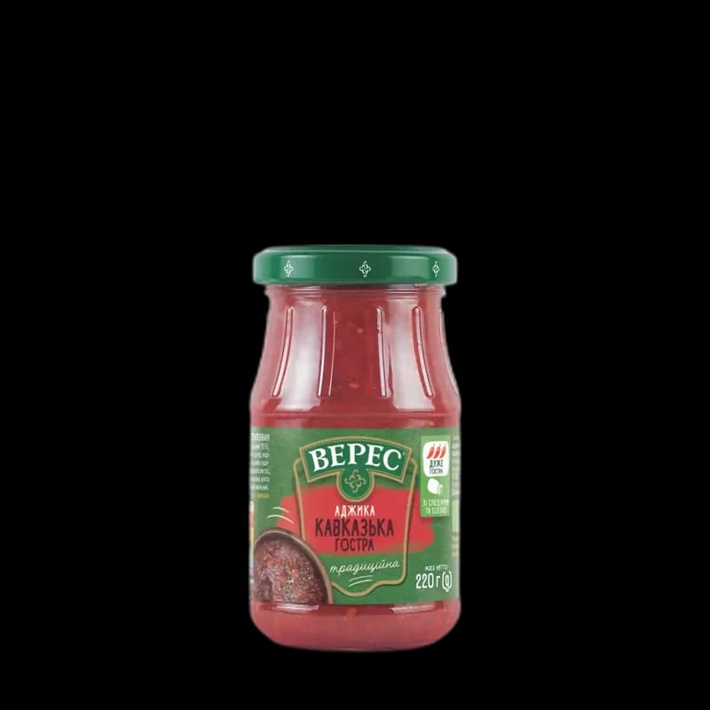 TM Veres  Adžika Kavkazská pálivá, 220 g/ 20ks