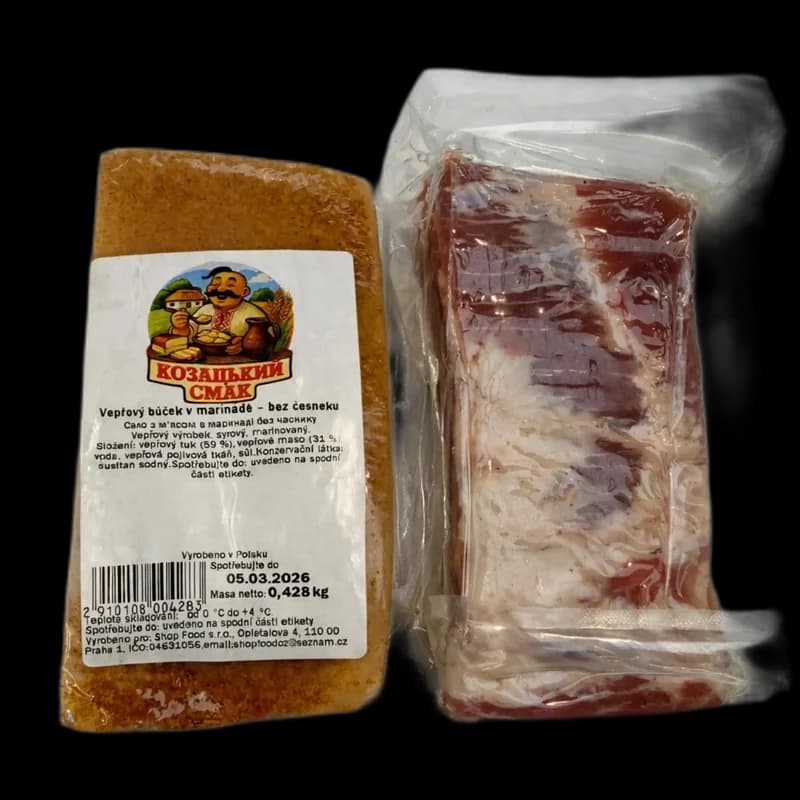 KS Buček vepřový v marinadé,  ± 600g