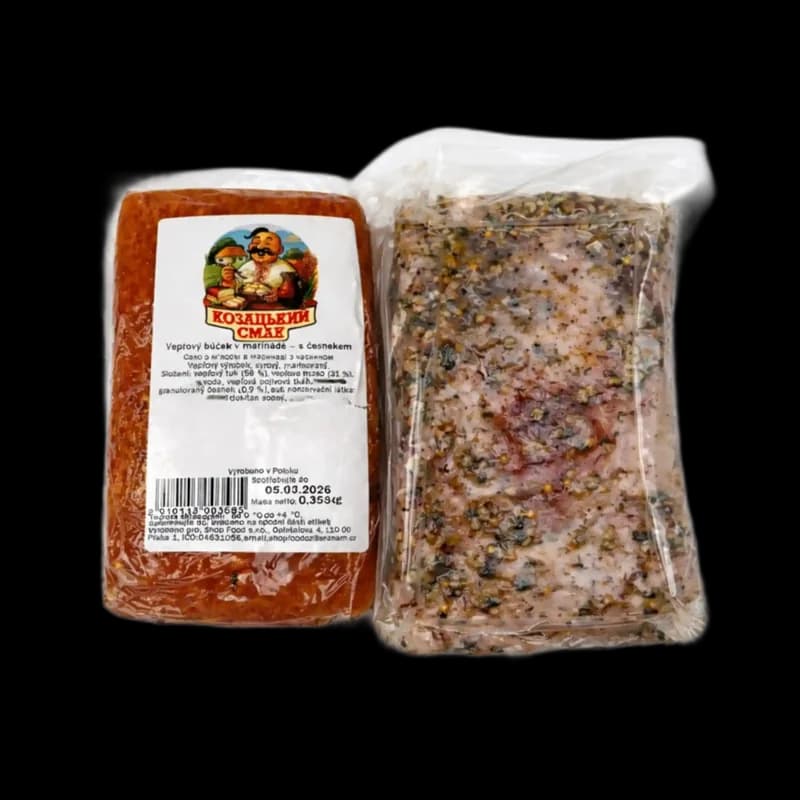 KS Buček vepřový s česnykem v marinadě,  ± 600g
