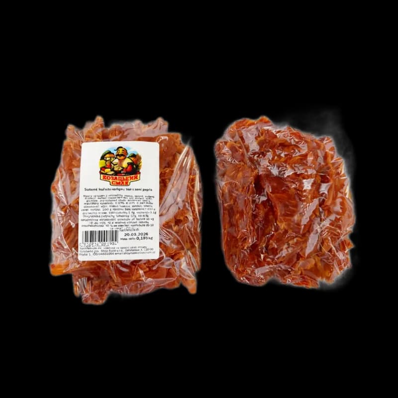 KS Sušené kuřecí chipsy se směsí pepře ±150g