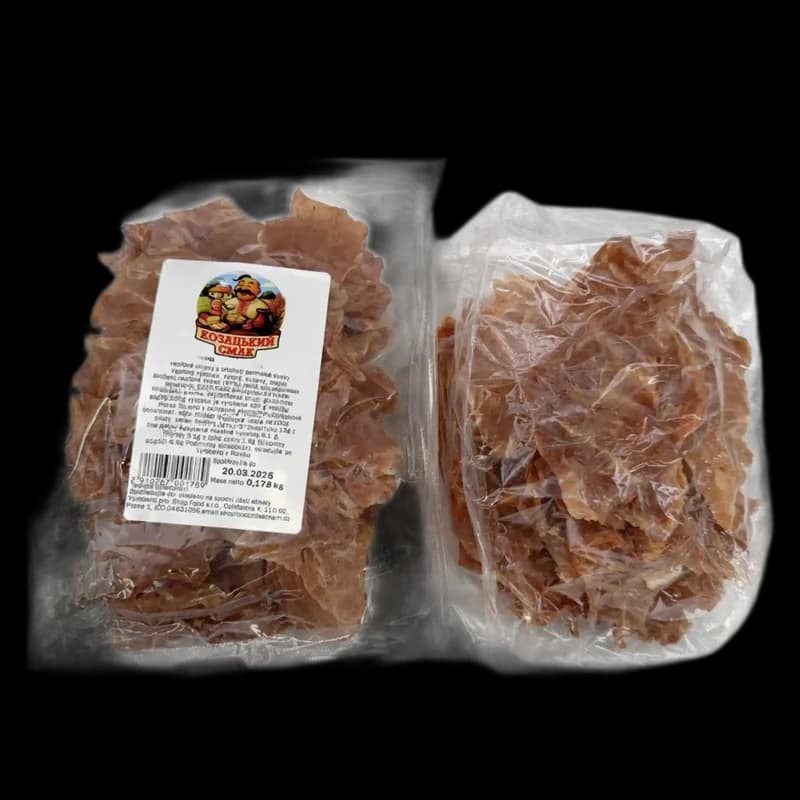 KS Sušené vepřové chipsy s příchutí parmské šunky ±150g