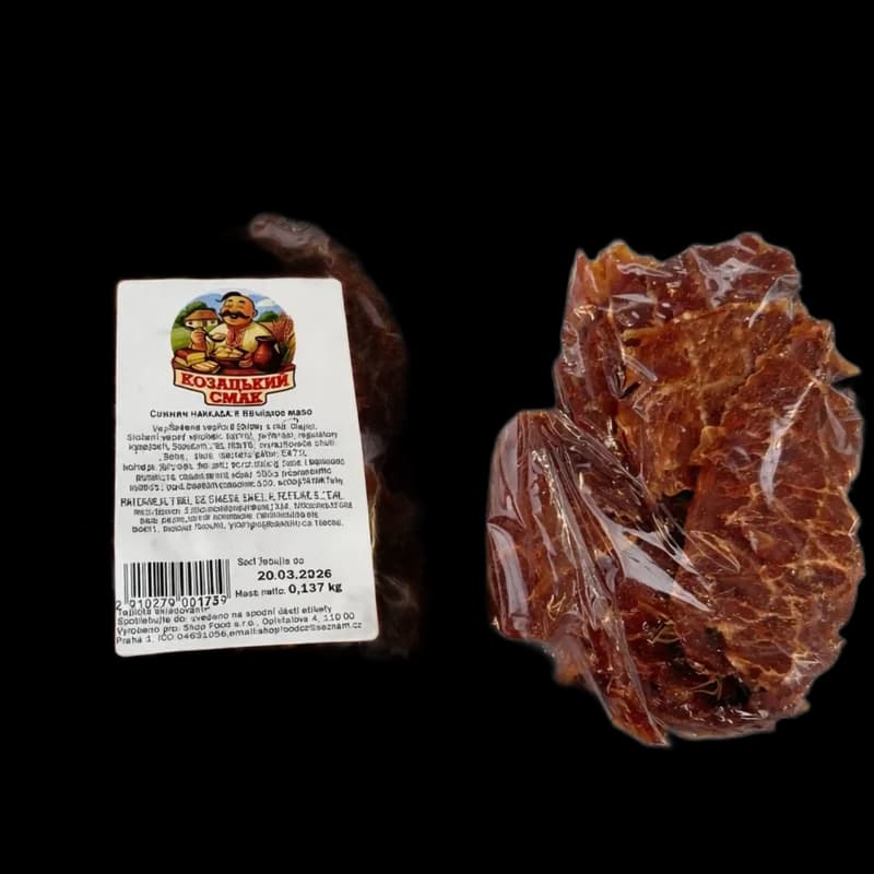 KS Sušené vepřové chipsy s rajčaty ±150g