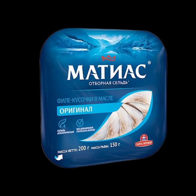 SB Matias Fillety sledě v oleji original, 200g/16ks