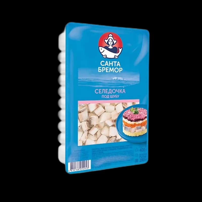 SB Kousky sleďového filetu „Tradiční pod šubu“, 400g/6ks