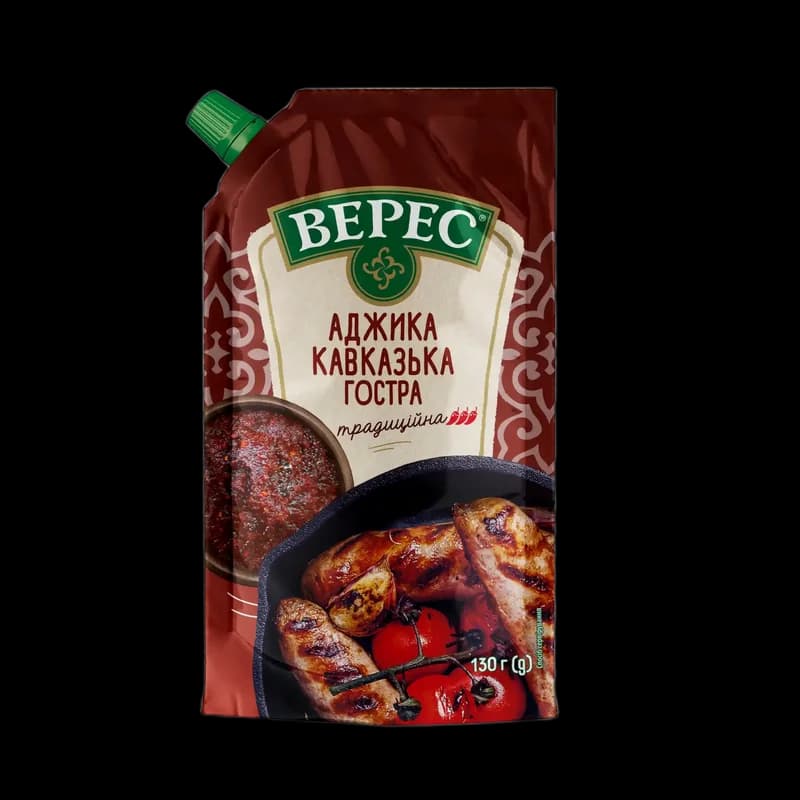 TM Veres Adžika Kavkazská pálivá, 130 g/ 16ks