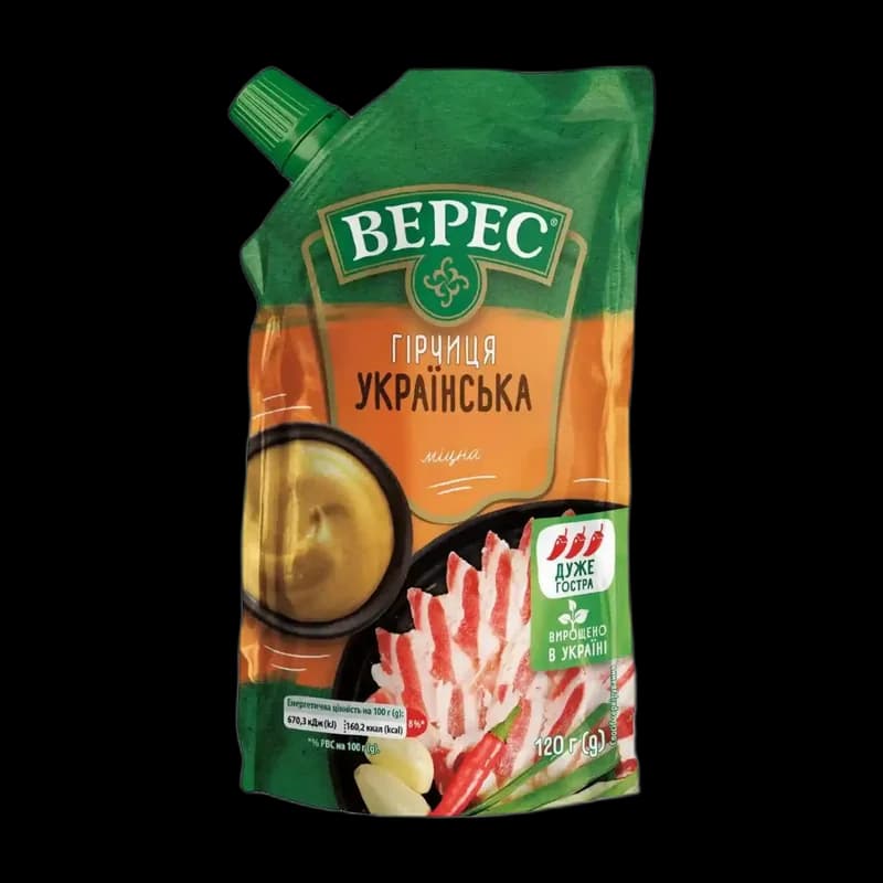 TM Veres Hořčice "Ukrajinská Micná", 120 g/16 ks