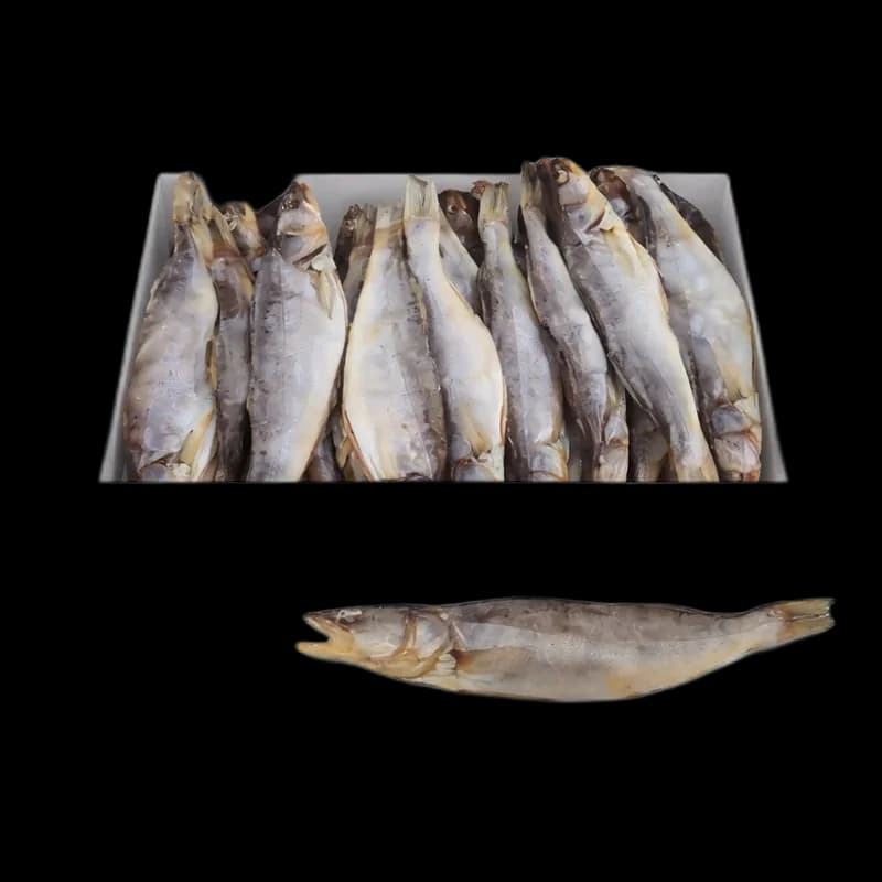 Okoun říční sušený, solený, nevykuchaný, 7-10 cm, 10 kg