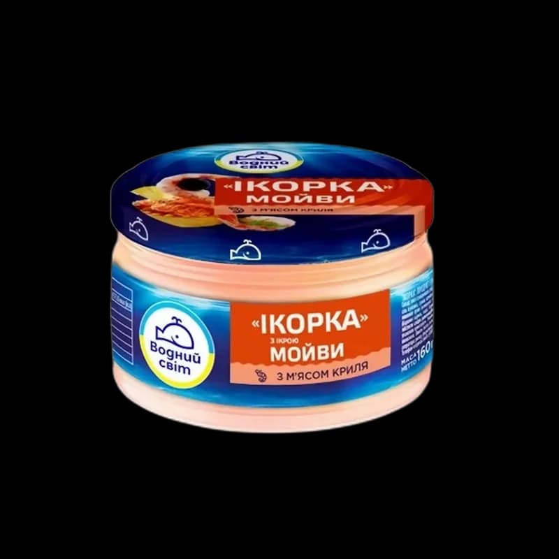 "Vodnyj svit", "Ikorka", Kaviárová pasta s krilem, 160g/6ks