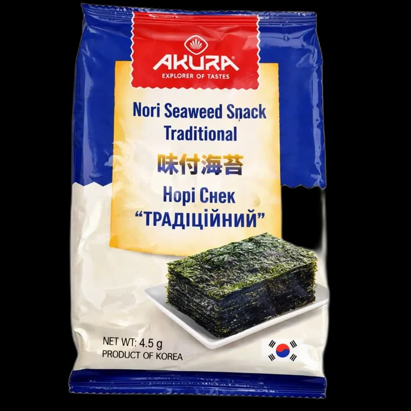 Nori snack tradiční, 4,5 g/ 72 ks
