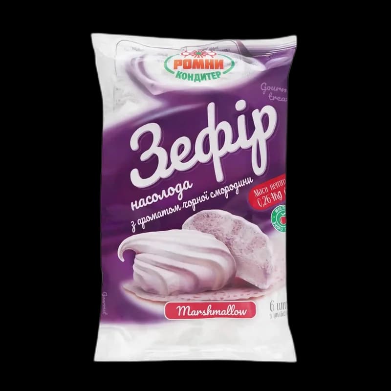 Romny Zefir „Delight“ s příchutí černého rybízu, 264g/12 ks