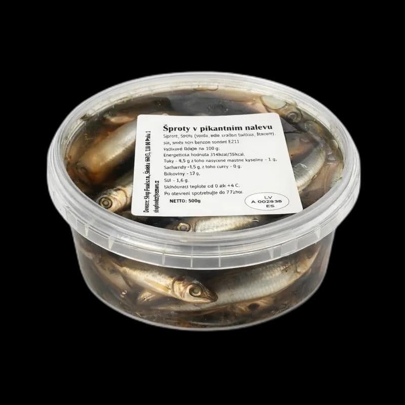 O Kilka (šprot) v kořeněném nálevu „Ambassador“, 500 g/12ks