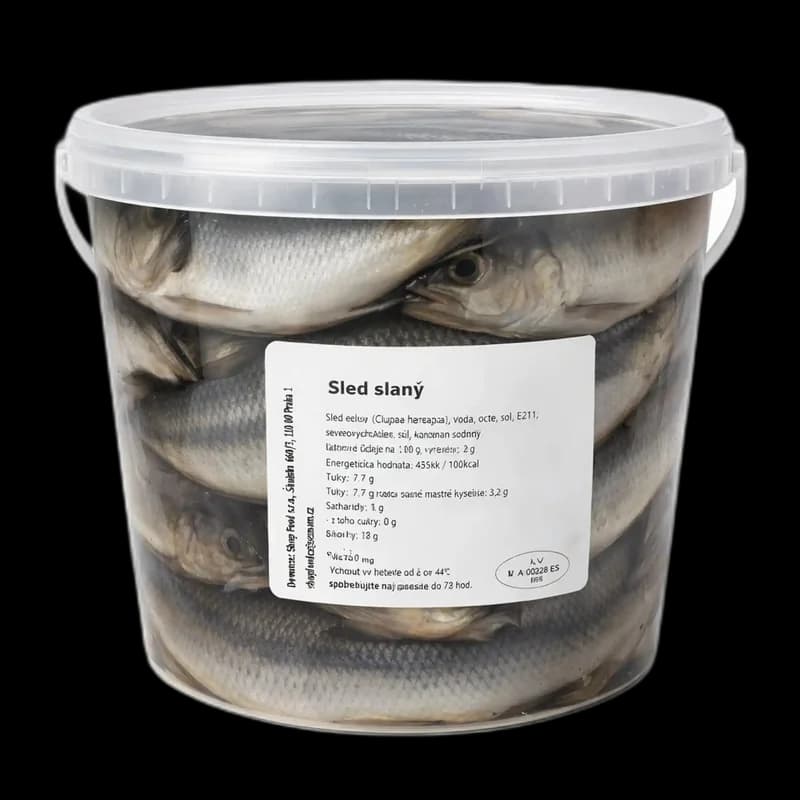 O Slěd  malosláný v nálevu 400+,  4kg/5l