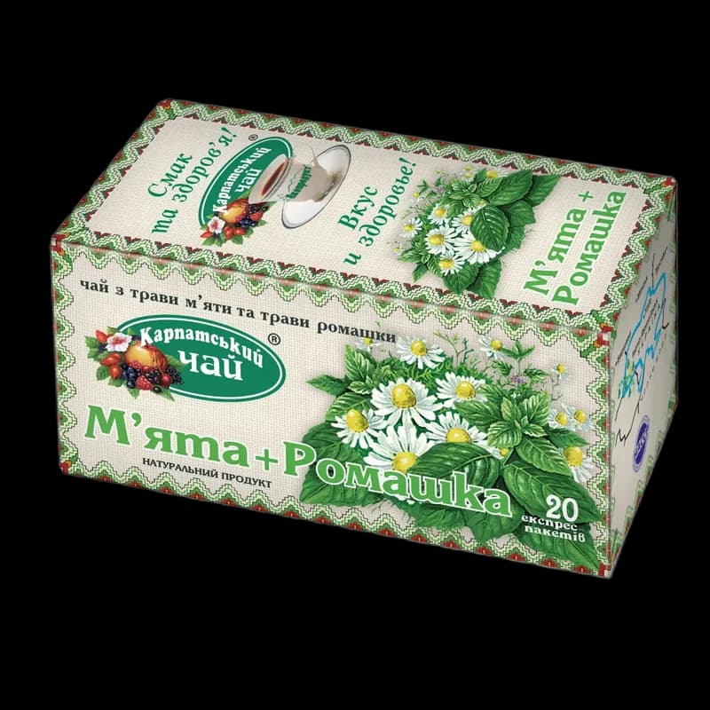 Karpatský čaj Čaj "Máta + heřmánek" 20 x 1,35 g/ 36 ks